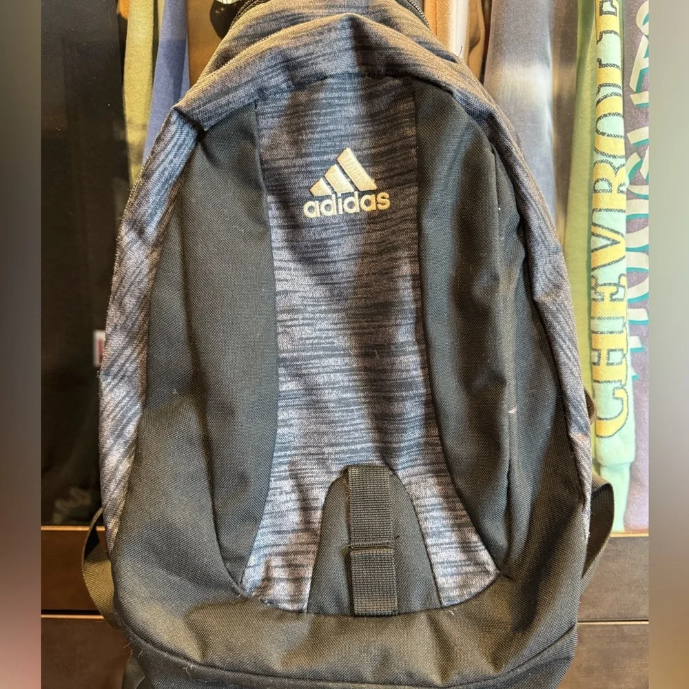 ADIDAS Black and Gray Backpack